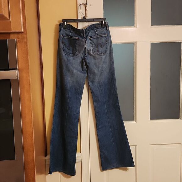 Citizens of Humanity "Faye #003" Low Waist Full Leg Jeans Size 28 US 6 - Picture 5 of 11